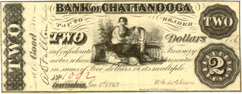 Bk Chattanooga $2 G-74